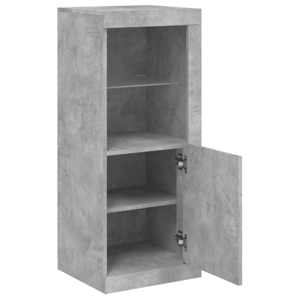 Dressoir met LED-verlichting 41x37x100 cm betongrijs is nu te koop bij PeponiXL, paradijselijk wonen!