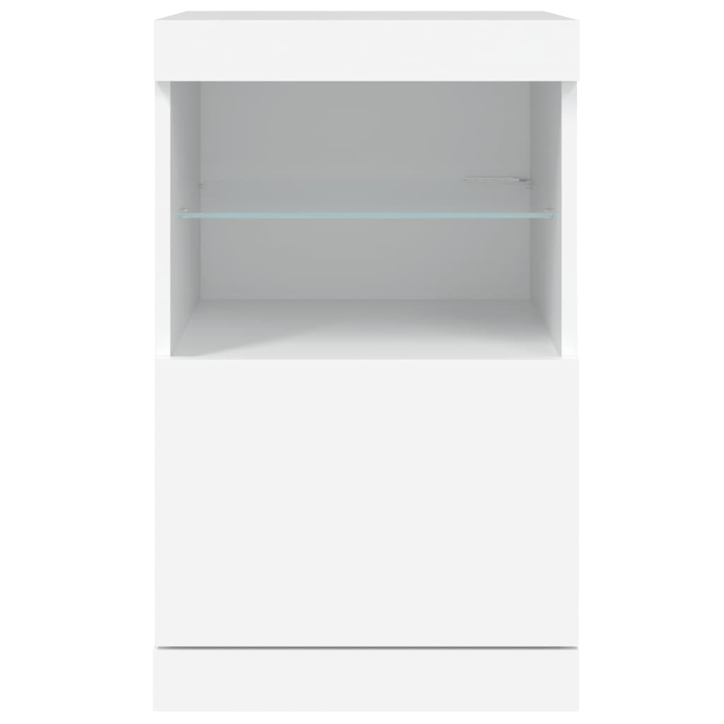 Dressoir met LED-verlichting 41x37x67 cm wit is nu te koop bij PeponiXL, paradijselijk wonen!