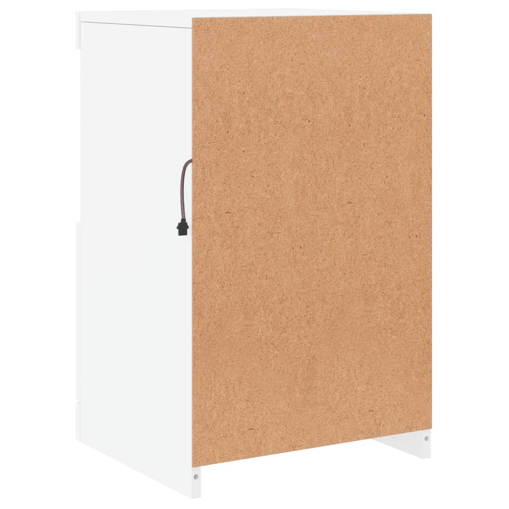 Dressoir met LED-verlichting 41x37x67 cm wit is nu te koop bij PeponiXL, paradijselijk wonen!