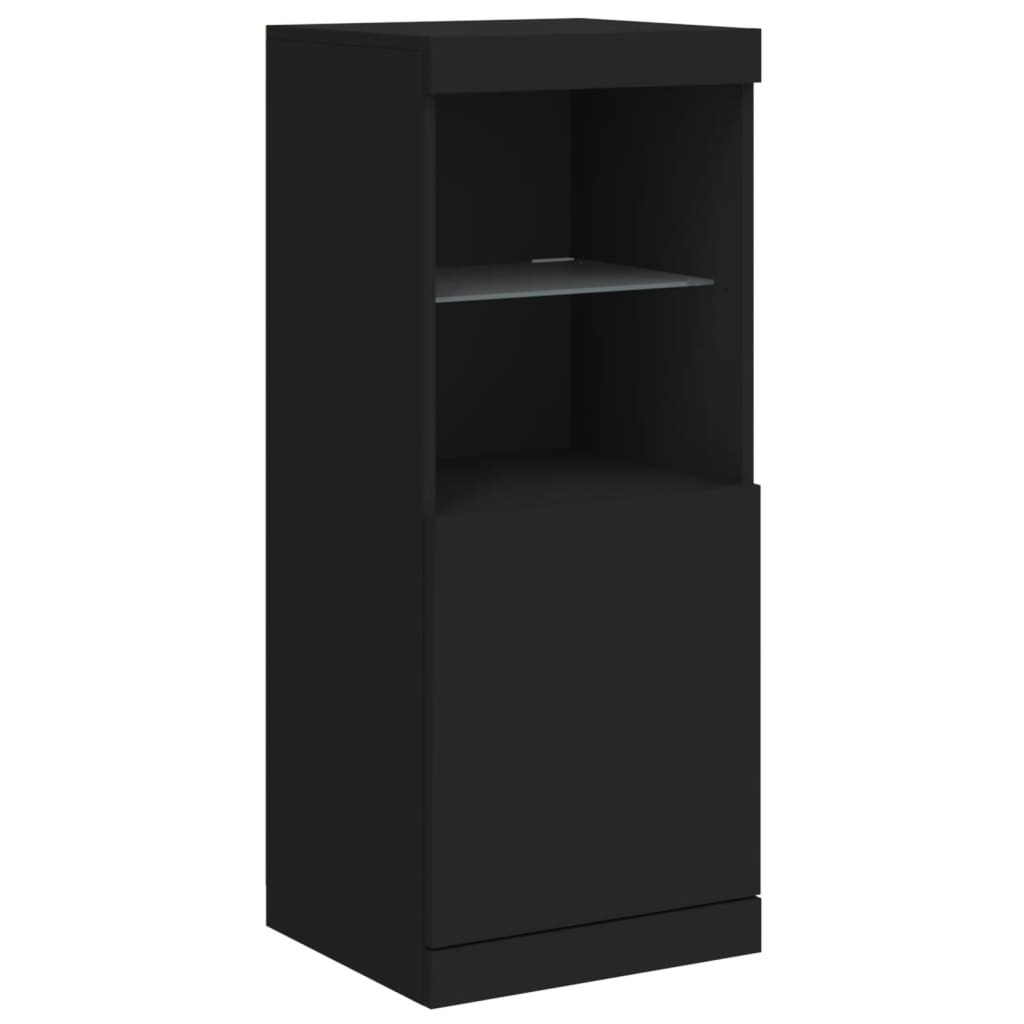 Dressoir met LED-verlichting 41x37x100 cm zwart is nu te koop bij PeponiXL, paradijselijk wonen!