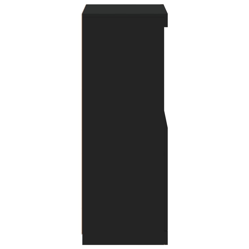Dressoir met LED-verlichting 41x37x100 cm zwart is nu te koop bij PeponiXL, paradijselijk wonen!