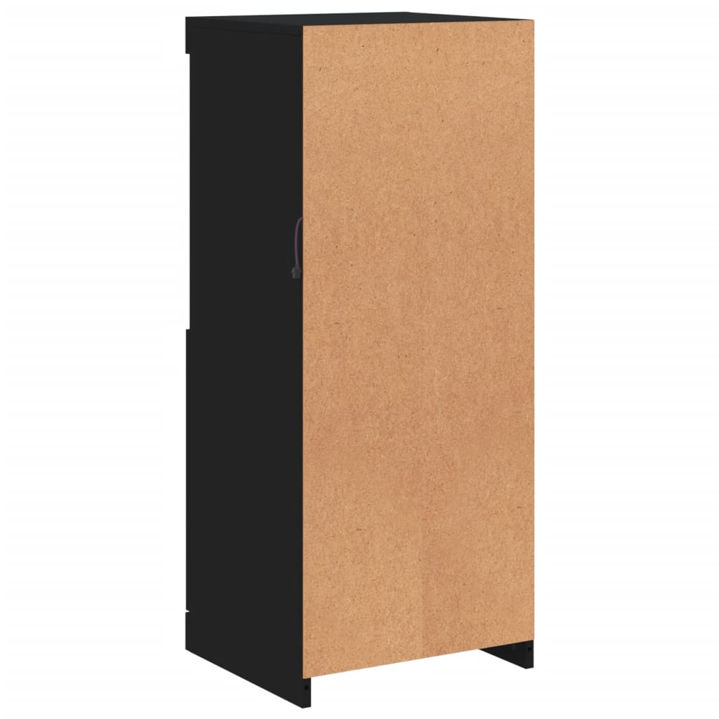 Dressoir met LED-verlichting 41x37x100 cm zwart is nu te koop bij PeponiXL, paradijselijk wonen!
