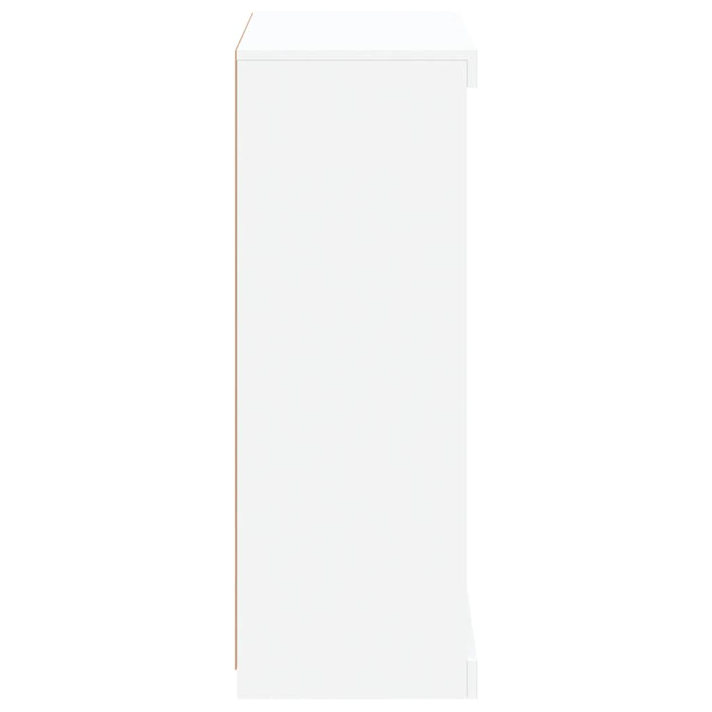 Dressoir met LED-verlichting 60,5x37x100 cm wit is nu te koop bij PeponiXL, paradijselijk wonen!