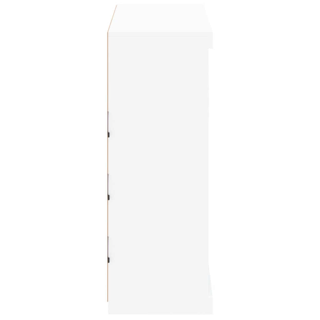 Dressoir met LED-verlichting 81x37x100 cm wit is nu te koop bij PeponiXL, paradijselijk wonen!
