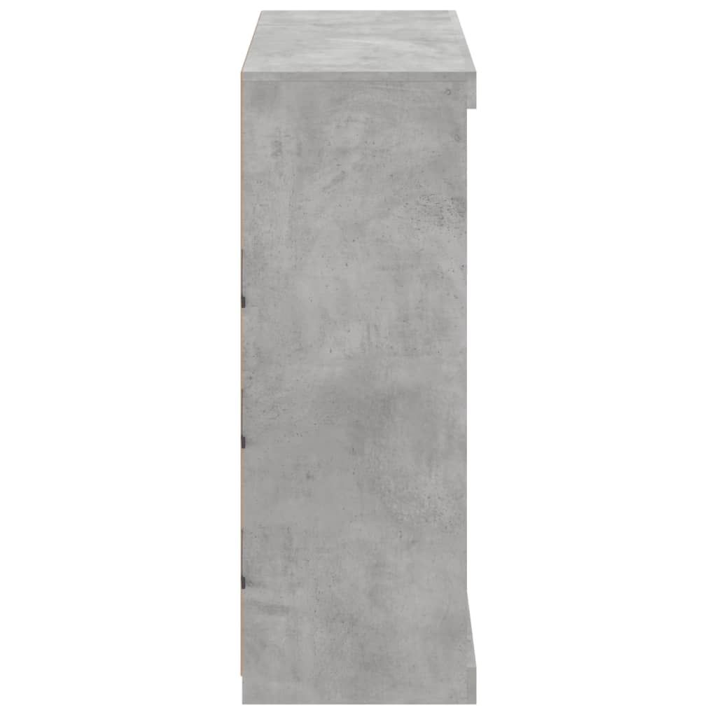 Dressoir met LED-verlichting 81x37x100 cm betongrijs is nu te koop bij PeponiXL, paradijselijk wonen!