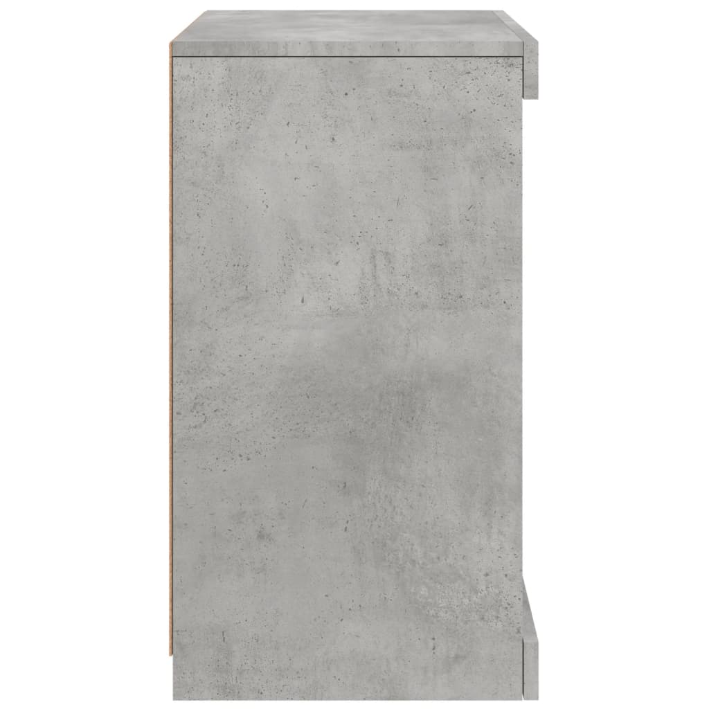 Dressoir met LED-verlichting 41x37x67 cm betongrijs is nu te koop bij PeponiXL, paradijselijk wonen!