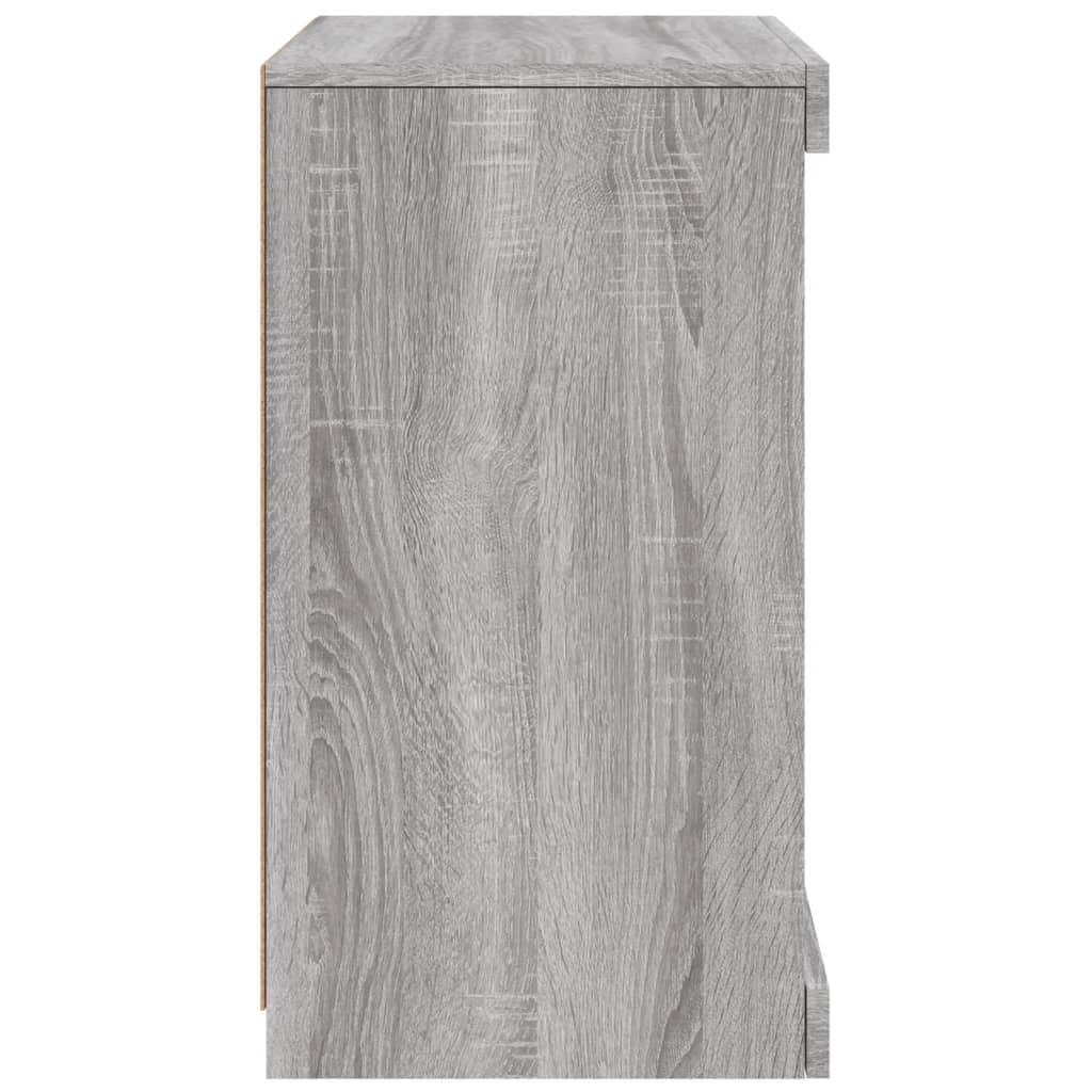 Dressoir met LED-verlichting 41x37x67 cm grijs sonoma eiken is nu te koop bij PeponiXL, paradijselijk wonen!