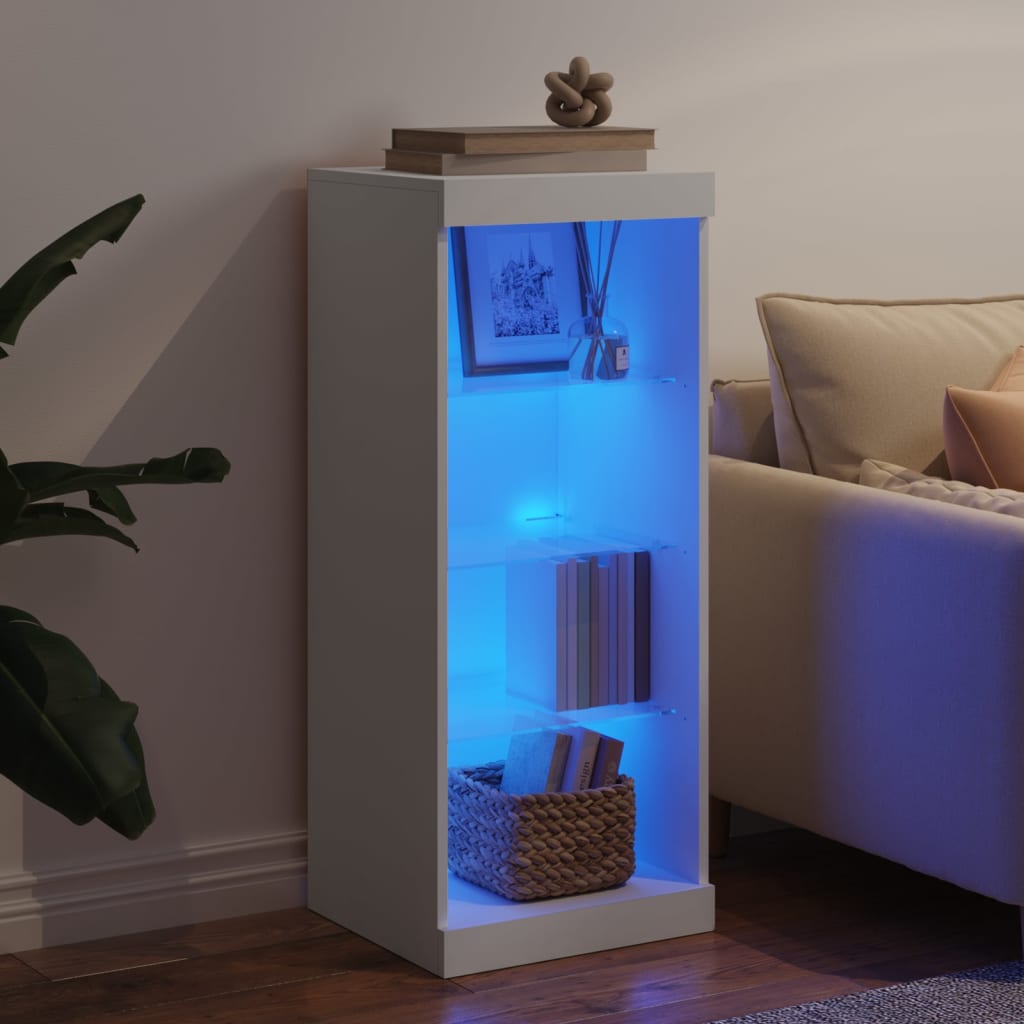 Dressoir met LED-verlichting 41x37x100 cm wit is nu te koop bij PeponiXL, paradijselijk wonen!