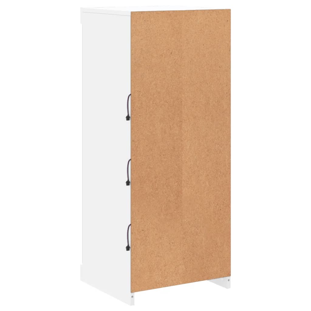 Dressoir met LED-verlichting 41x37x100 cm wit is nu te koop bij PeponiXL, paradijselijk wonen!