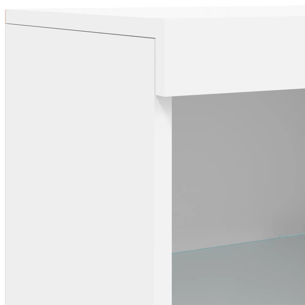 Dressoir met LED-verlichting 41x37x100 cm wit is nu te koop bij PeponiXL, paradijselijk wonen!