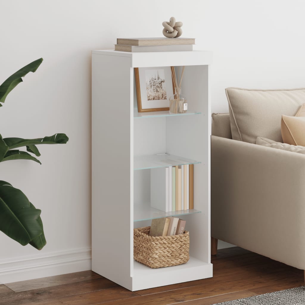 Dressoir met LED-verlichting 41x37x100 cm wit is nu te koop bij PeponiXL, paradijselijk wonen!