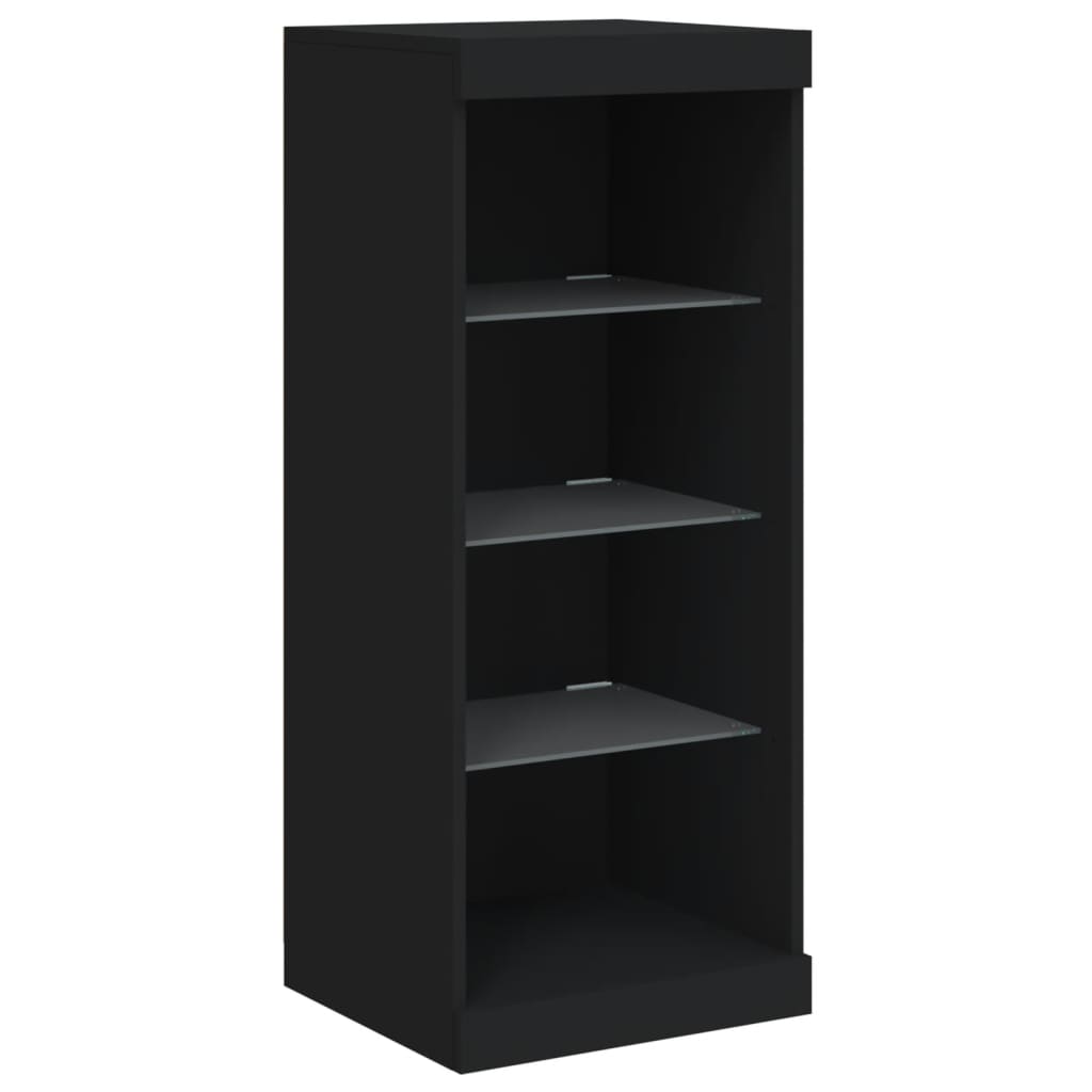 Dressoir met LED-verlichting 41x37x100 cm zwart is nu te koop bij PeponiXL, paradijselijk wonen!