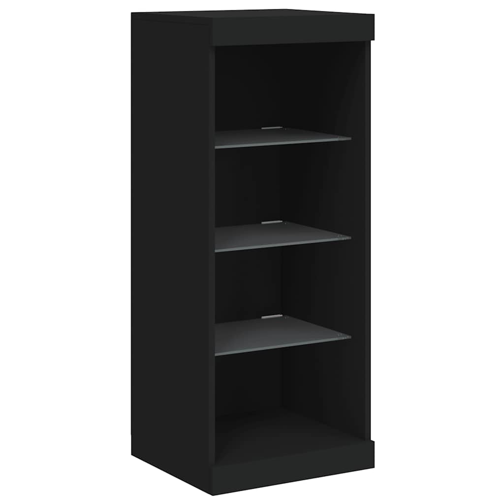 Dressoir met LED-verlichting 41x37x100 cm zwart is nu te koop bij PeponiXL, paradijselijk wonen!