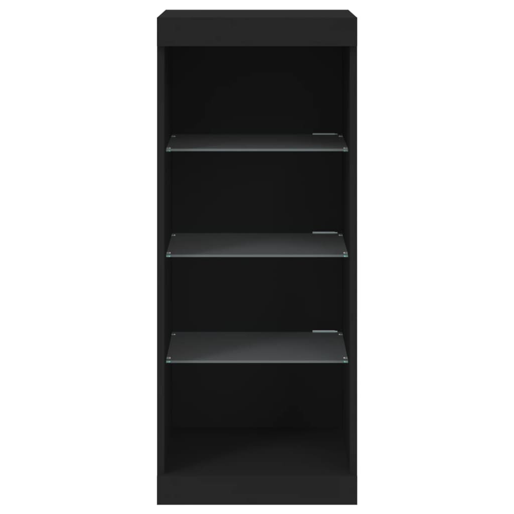 Dressoir met LED-verlichting 41x37x100 cm zwart is nu te koop bij PeponiXL, paradijselijk wonen!