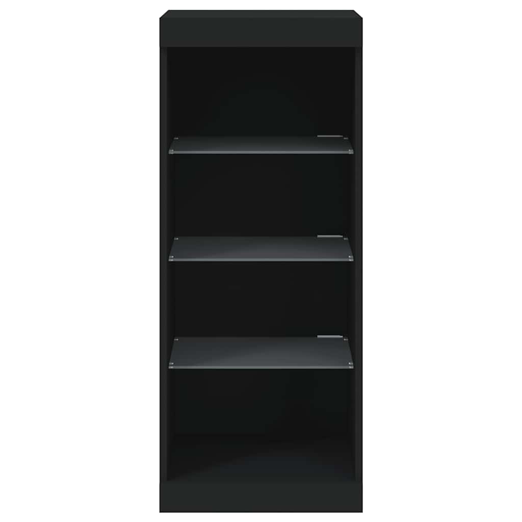Dressoir met LED-verlichting 41x37x100 cm zwart is nu te koop bij PeponiXL, paradijselijk wonen!
