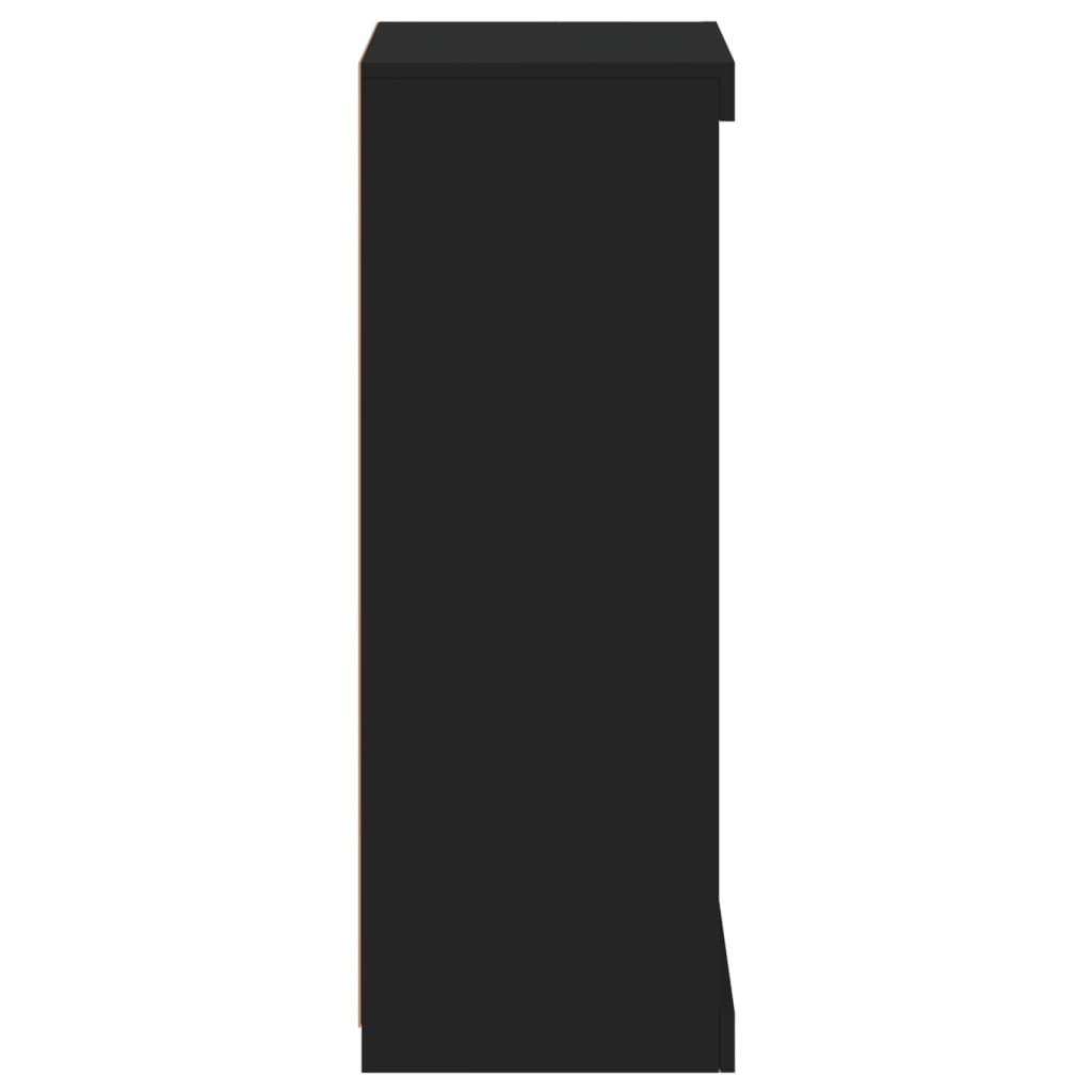 Dressoir met LED-verlichting 41x37x100 cm zwart is nu te koop bij PeponiXL, paradijselijk wonen!
