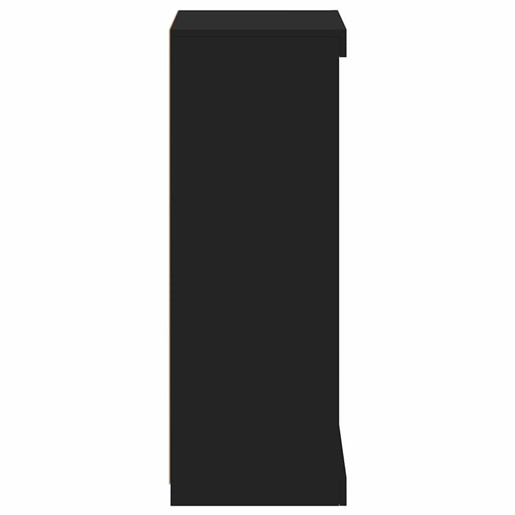 Dressoir met LED-verlichting 41x37x100 cm zwart is nu te koop bij PeponiXL, paradijselijk wonen!