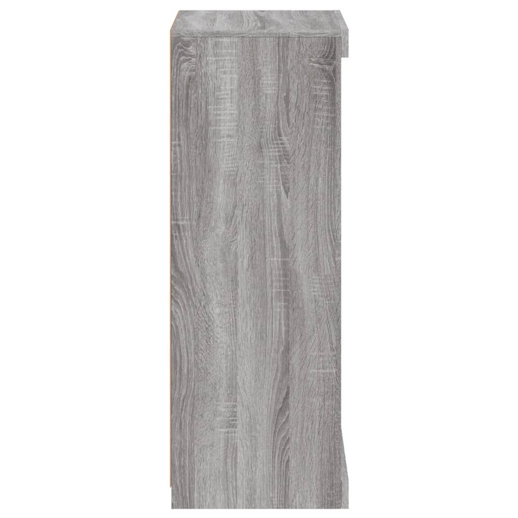 Dressoir met LED-verlichting 41x37x100 cm grijs sonoma eiken is nu te koop bij PeponiXL, paradijselijk wonen!