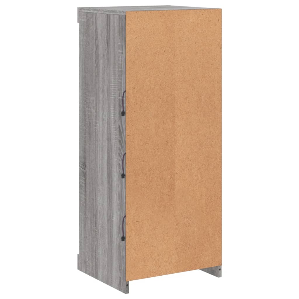 Dressoir met LED-verlichting 41x37x100 cm grijs sonoma eiken is nu te koop bij PeponiXL, paradijselijk wonen!