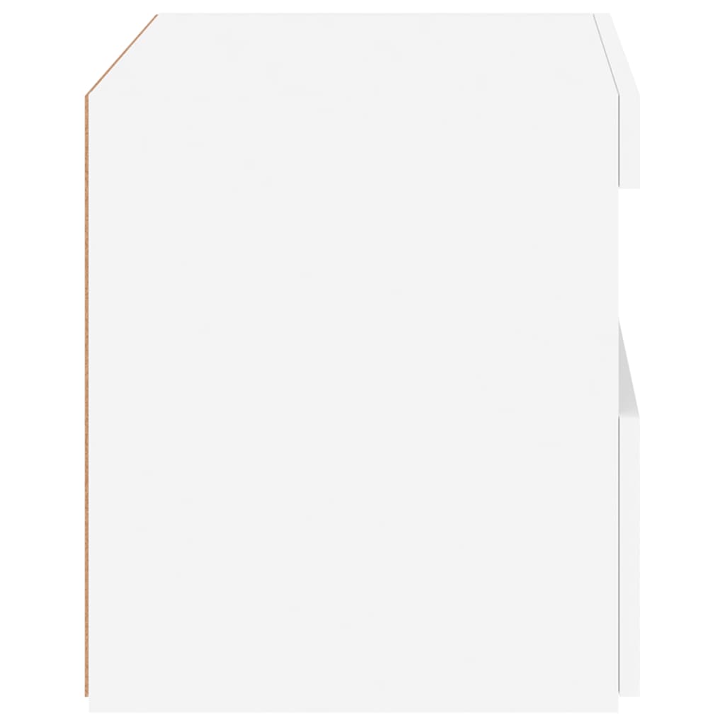 Nachtkastje met LED-verlichting 50x40x45 cm wit is nu te koop bij PeponiXL, paradijselijk wonen!