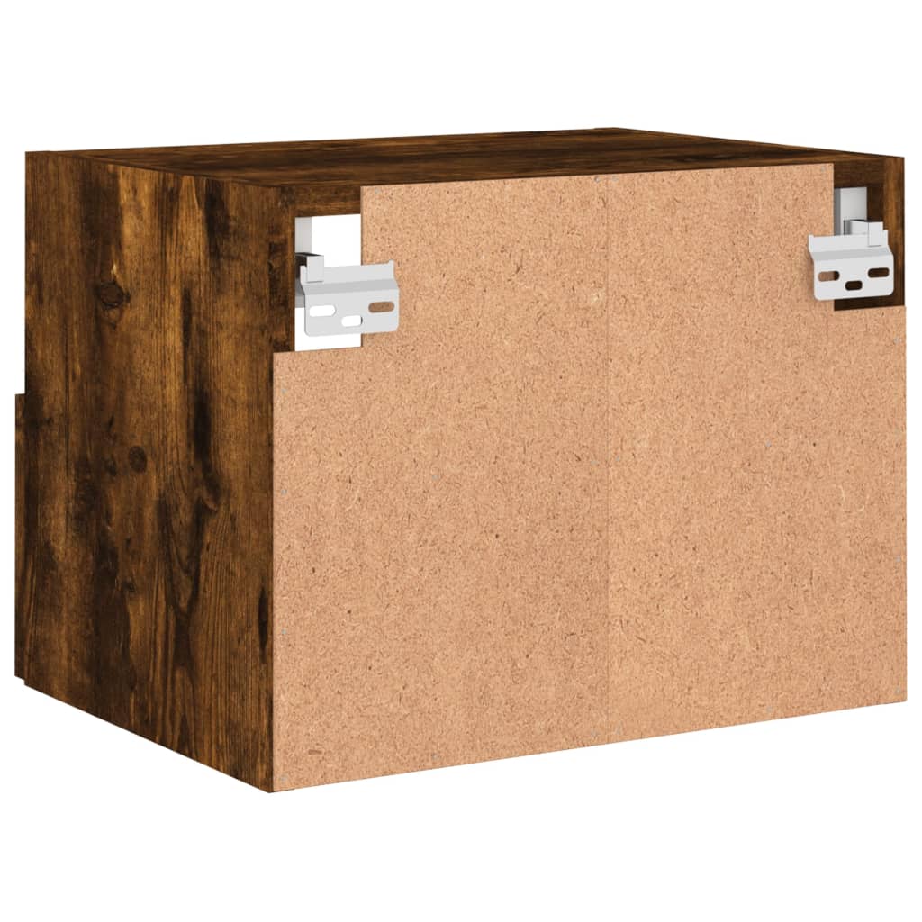 Tv-wandmeubel 40x30x30 cm bewerkt hout gerookt eikenkleurig is nu te koop bij PeponiXL, paradijselijk wonen!