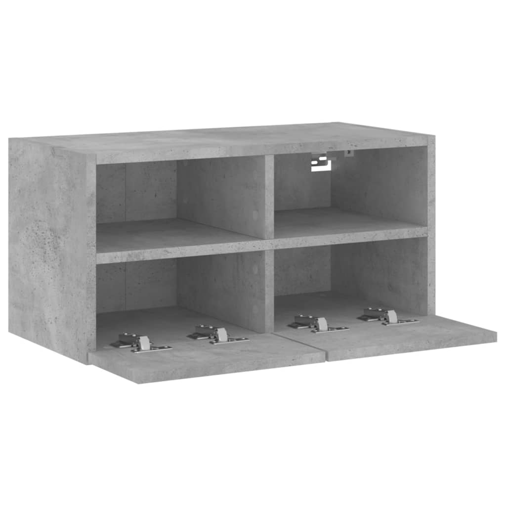 Tv-wandmeubel 60x30x30 cm bewerkt hout betongrijs is nu te koop bij PeponiXL, paradijselijk wonen!