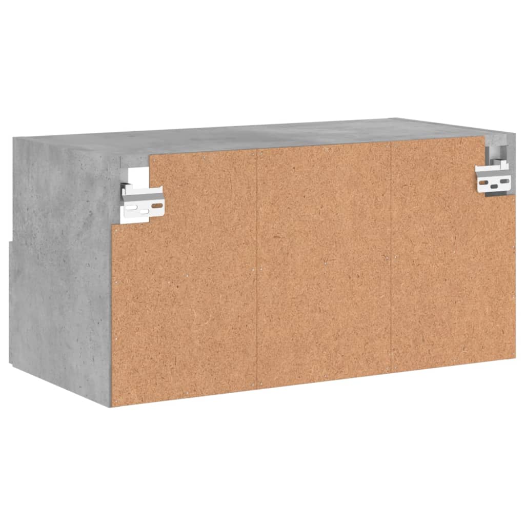 Tv-wandmeubel 60x30x30 cm bewerkt hout betongrijs is nu te koop bij PeponiXL, paradijselijk wonen!