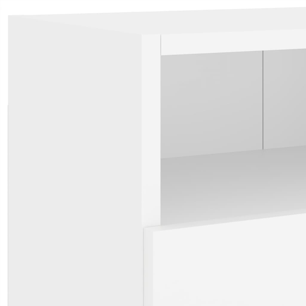 Tv-wandmeubels 2 st 80x30x30 cm bewerkt hout wit is nu te koop bij PeponiXL, paradijselijk wonen!