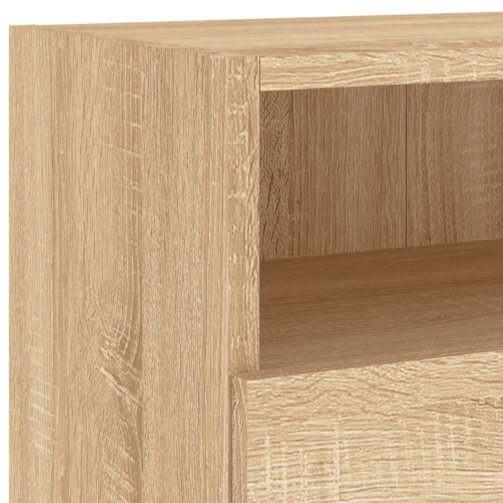 Tv-wandmeubel 100x30x30 cm bewerkt hout sonoma eikenkleurig is nu te koop bij PeponiXL, paradijselijk wonen!