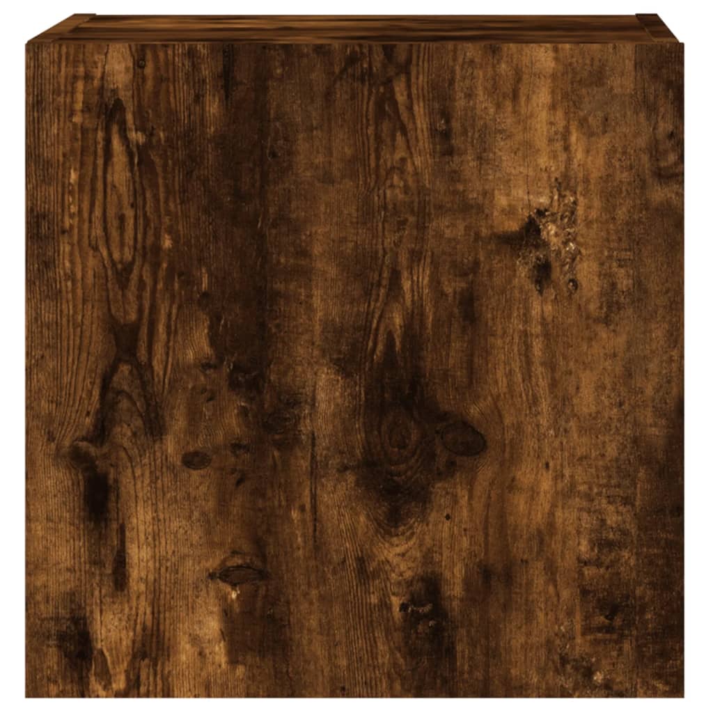 Tv-wandmeubel 40,5x30x40 cm bewerkt hout gerookt eikenkleurig is nu te koop bij PeponiXL, paradijselijk wonen!