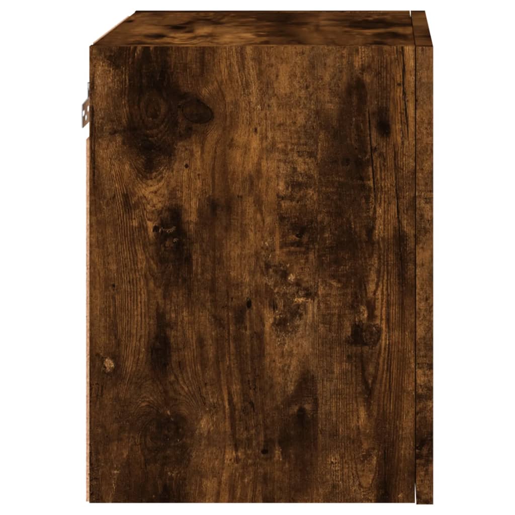 Tv-wandmeubel 40,5x30x40 cm bewerkt hout gerookt eikenkleurig is nu te koop bij PeponiXL, paradijselijk wonen!
