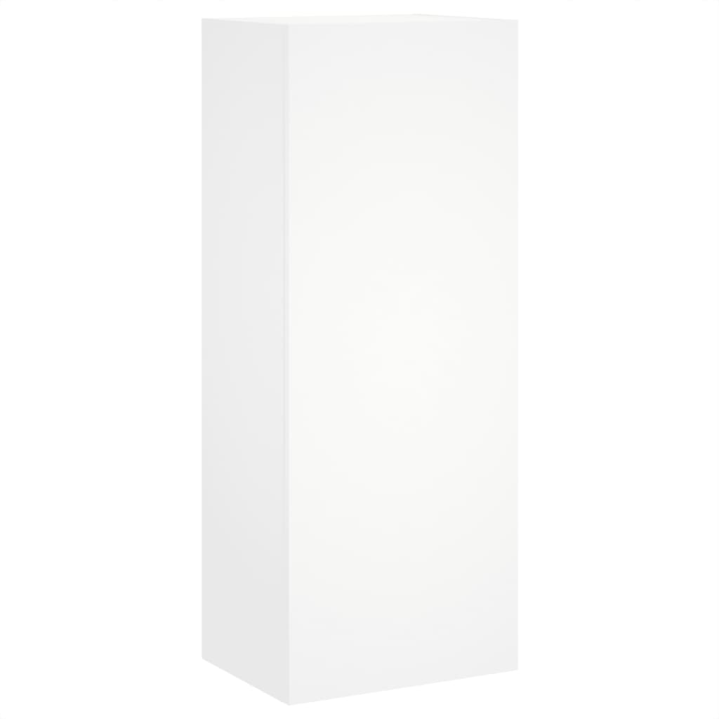 Tv-wandmeubel 40,5x30x102 cm bewerkt hout wit is nu te koop bij PeponiXL, paradijselijk wonen!