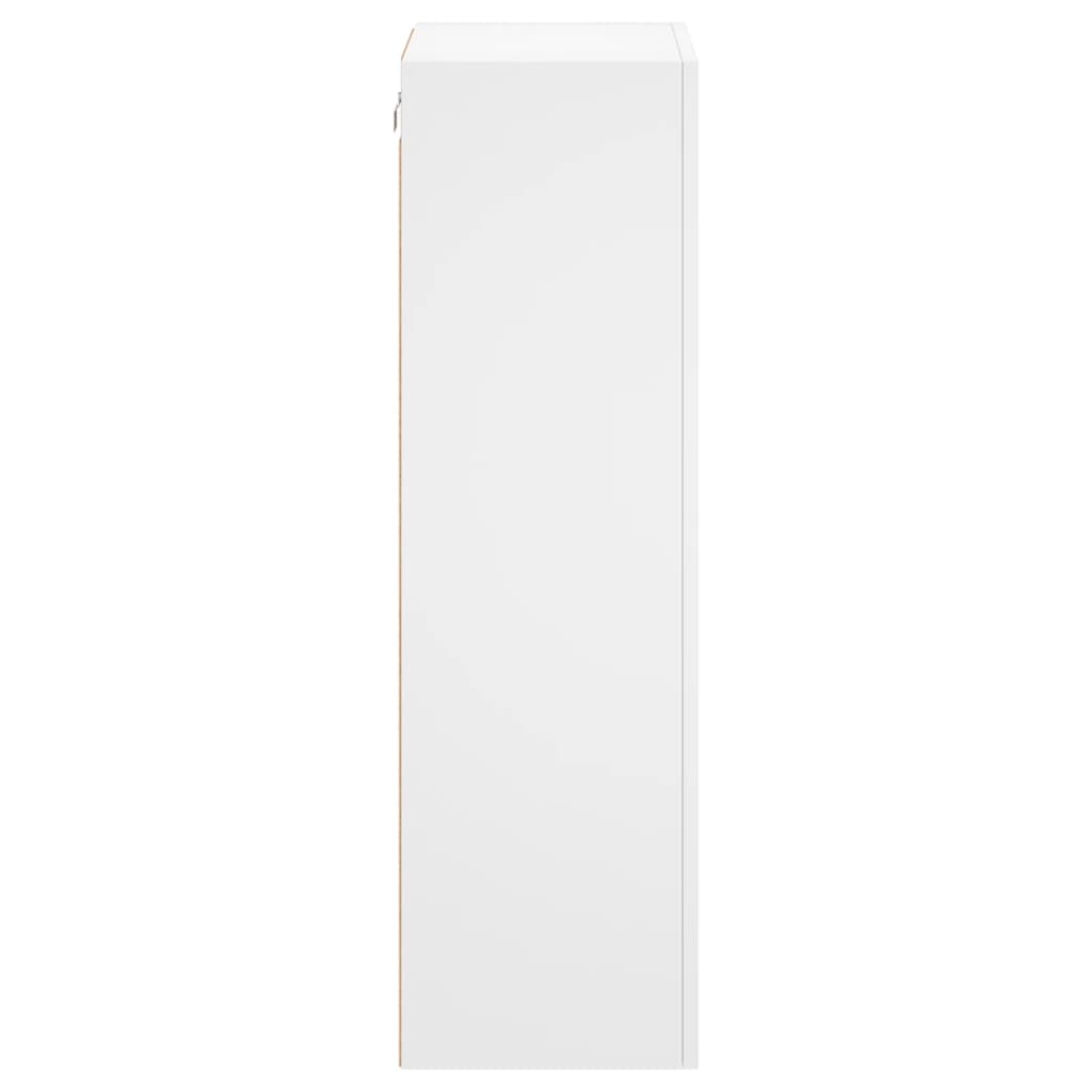 Tv-wandmeubel 40,5x30x102 cm bewerkt hout wit is nu te koop bij PeponiXL, paradijselijk wonen!
