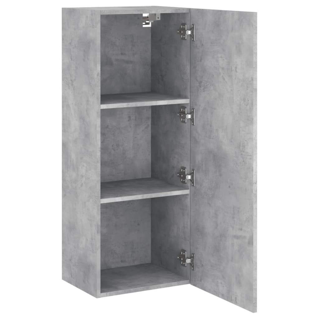 Tv-wandmeubel 40,5x30x102 cm bewerkt hout betongrijs is nu te koop bij PeponiXL, paradijselijk wonen!