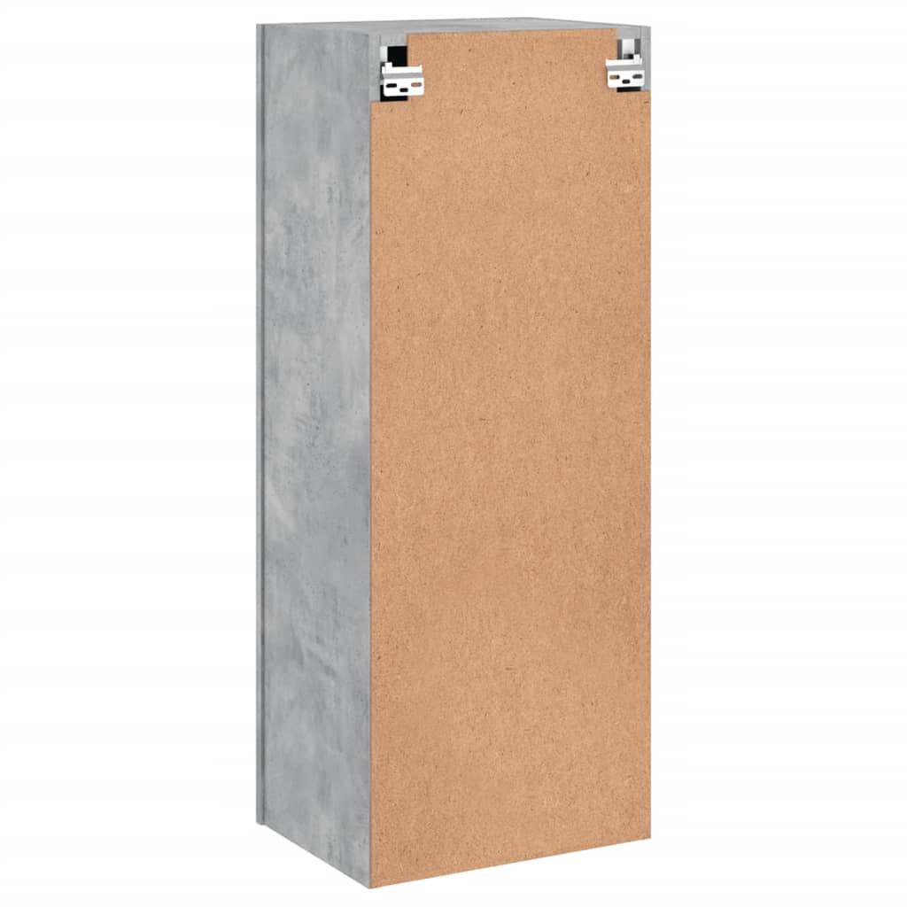 Tv-wandmeubel 40,5x30x102 cm bewerkt hout betongrijs is nu te koop bij PeponiXL, paradijselijk wonen!