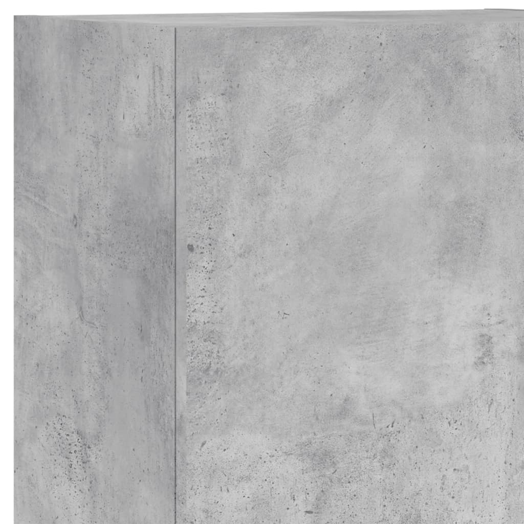 Tv-wandmeubel 40,5x30x102 cm bewerkt hout betongrijs is nu te koop bij PeponiXL, paradijselijk wonen!
