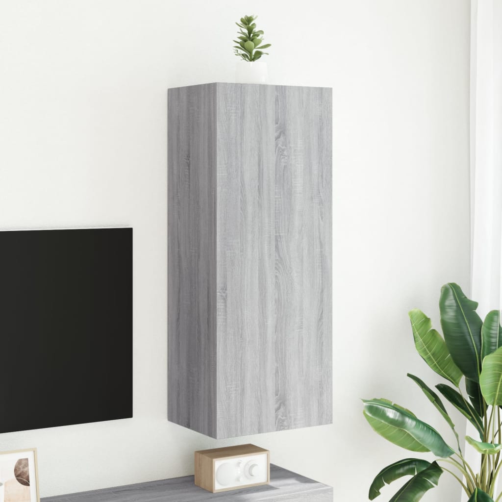 Tv-wandmeubel 40,5x30x102 cm bewerkt hout grijs sonoma is nu te koop bij PeponiXL, paradijselijk wonen!