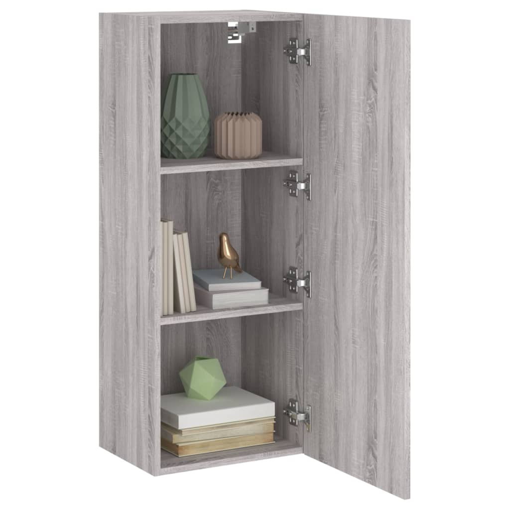 Tv-wandmeubel 40,5x30x102 cm bewerkt hout grijs sonoma is nu te koop bij PeponiXL, paradijselijk wonen!