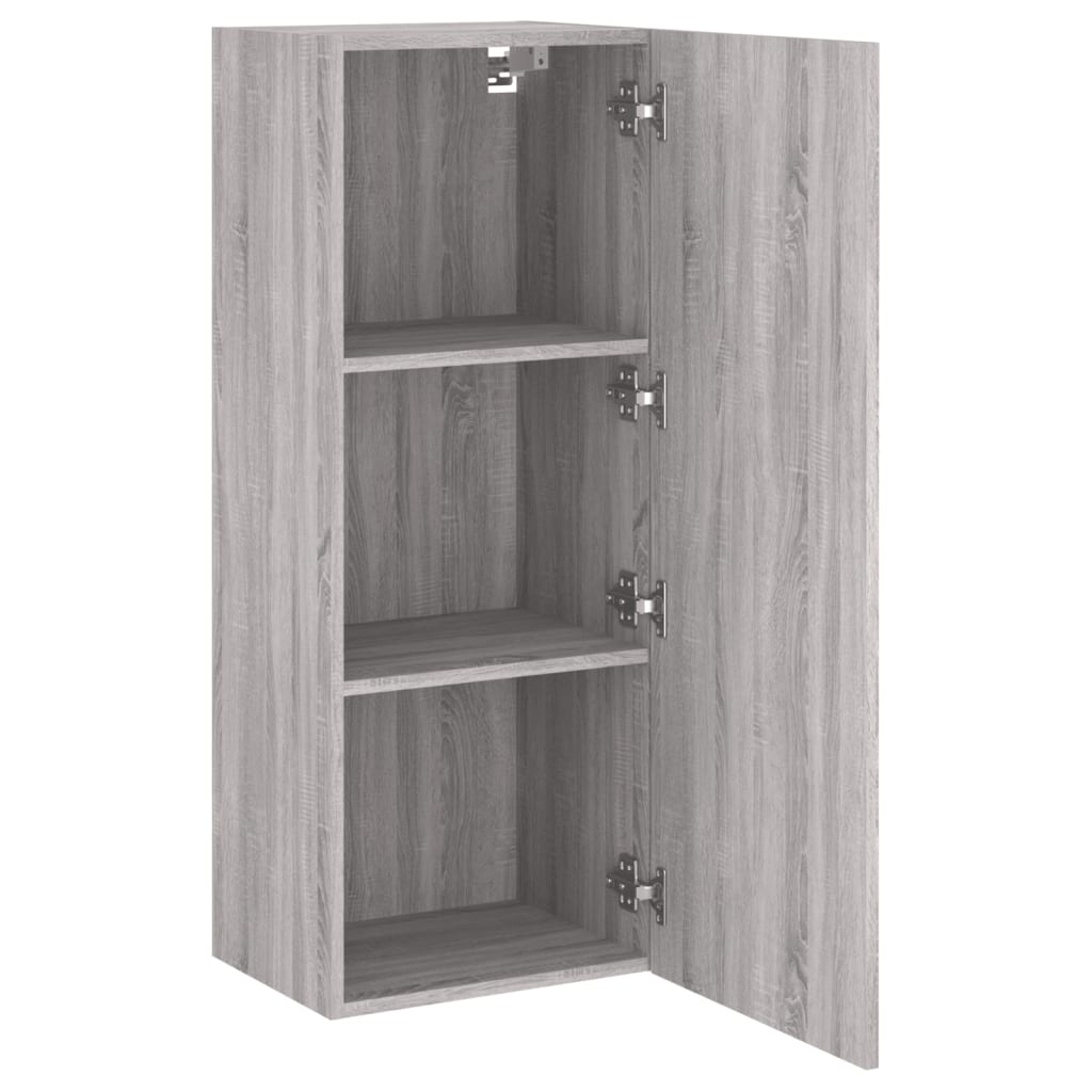 Tv-wandmeubel 40,5x30x102 cm bewerkt hout grijs sonoma is nu te koop bij PeponiXL, paradijselijk wonen!