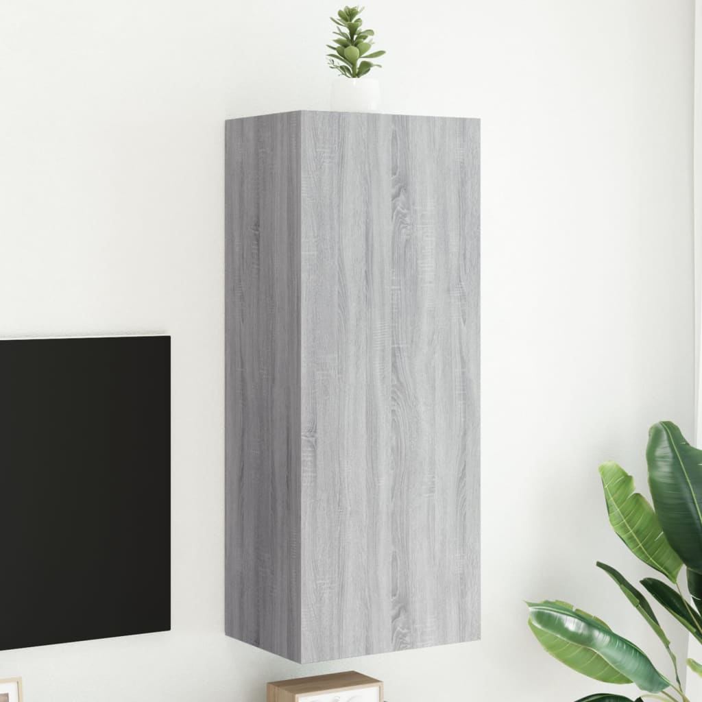 Tv-wandmeubel 40,5x30x102 cm bewerkt hout grijs sonoma is nu te koop bij PeponiXL, paradijselijk wonen!