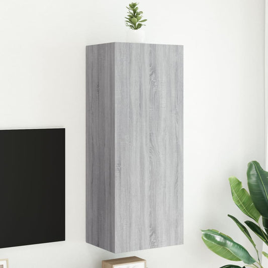 Tv-wandmeubel 40,5x30x102 cm bewerkt hout grijs sonoma is nu te koop bij PeponiXL, paradijselijk wonen!