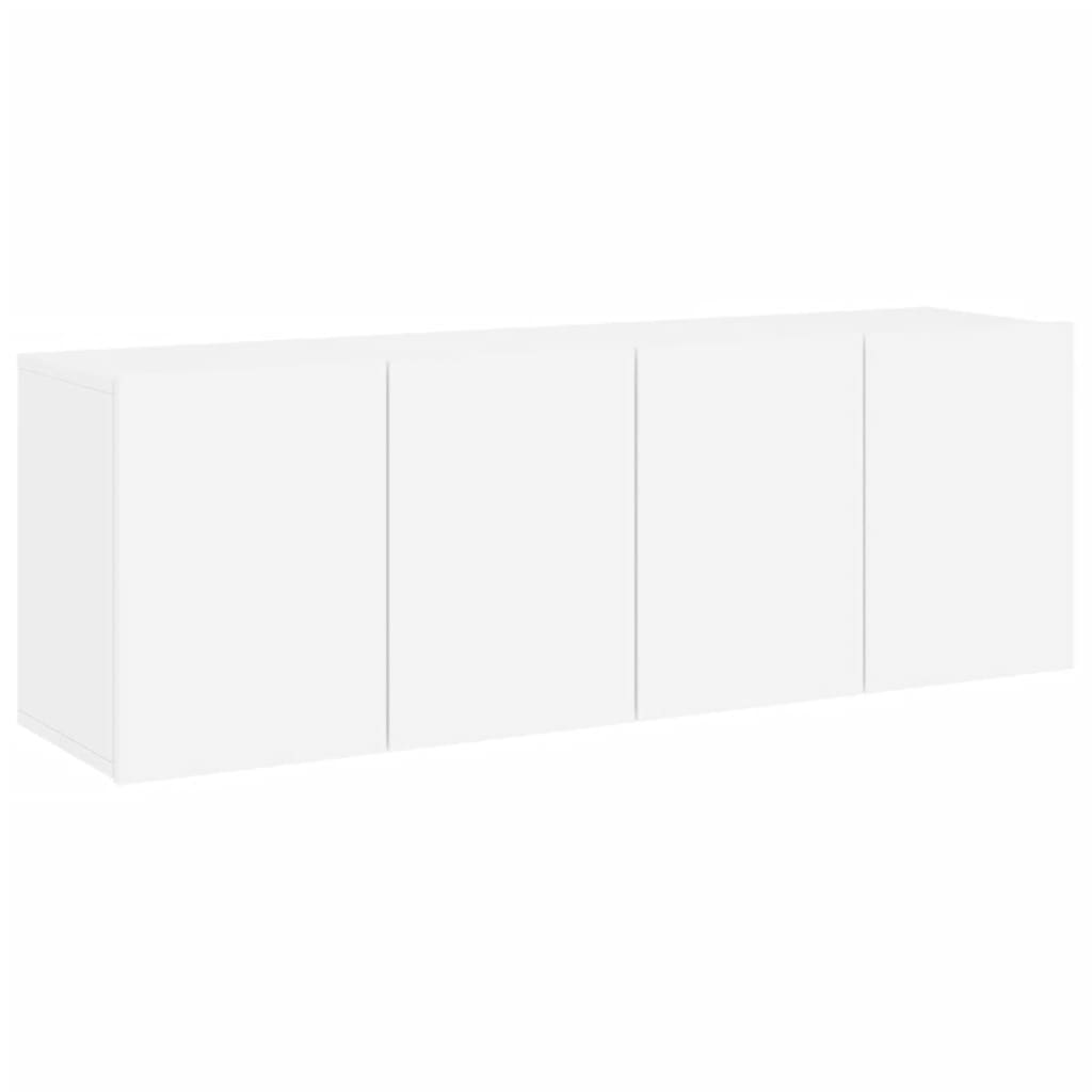 Tv-meubels 2 st wandgemonteerd 60x30x41 cm wit is nu te koop bij PeponiXL, paradijselijk wonen!