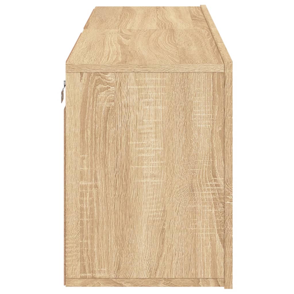 Tv-meubels 2 st wandgemonteerd 60x30x41 cm sonoma eikenkleurig is nu te koop bij PeponiXL, paradijselijk wonen!