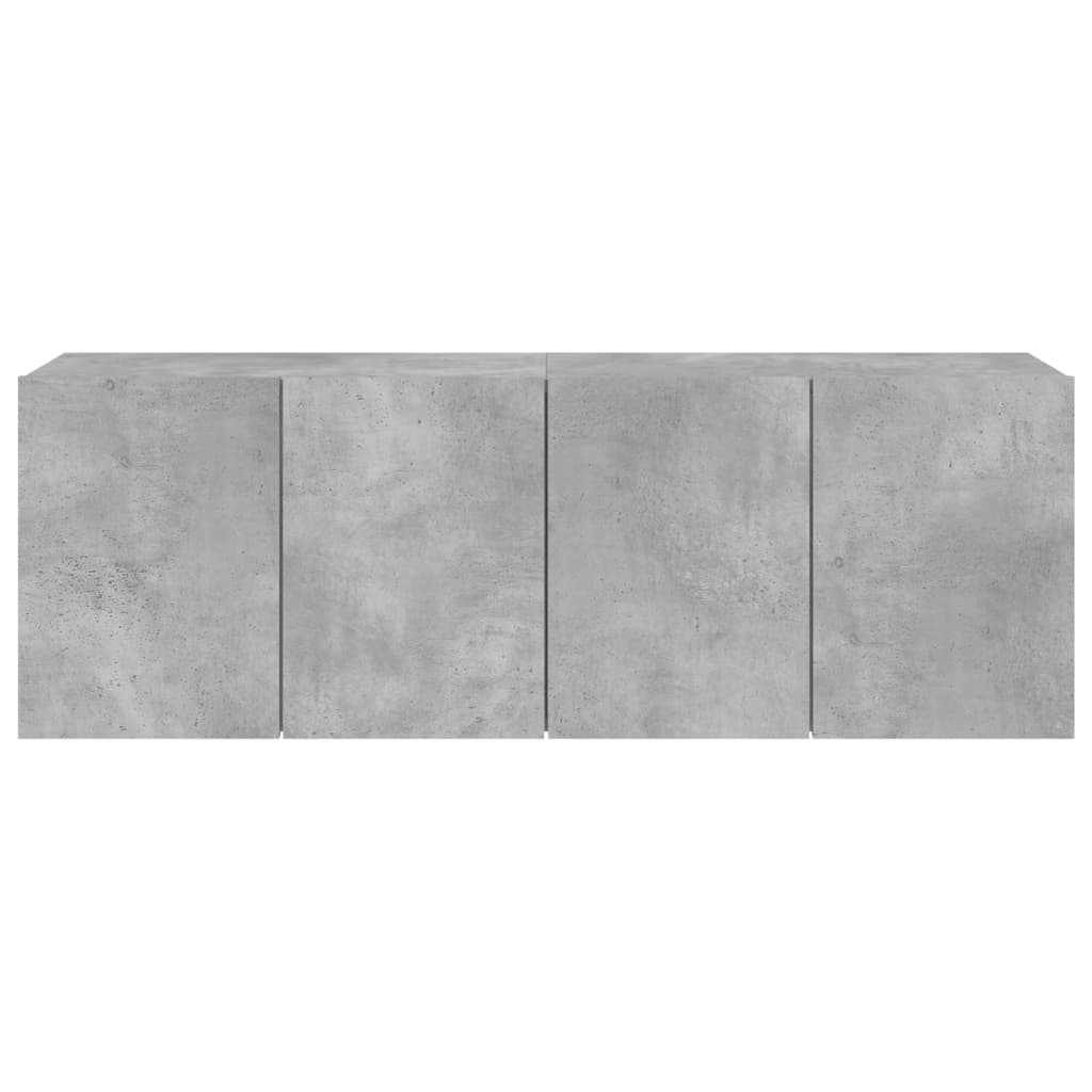 Tv-meubels 2 st wandgemonteerd 60x30x41 cm betongrijs is nu te koop bij PeponiXL, paradijselijk wonen!