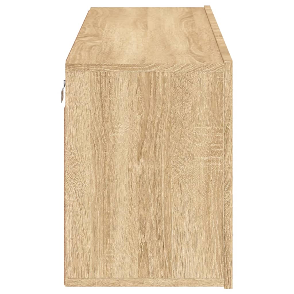 Tv-meubel wandgemonteerd 100x30x41 cm sonoma eikenkleurig is nu te koop bij PeponiXL, paradijselijk wonen!