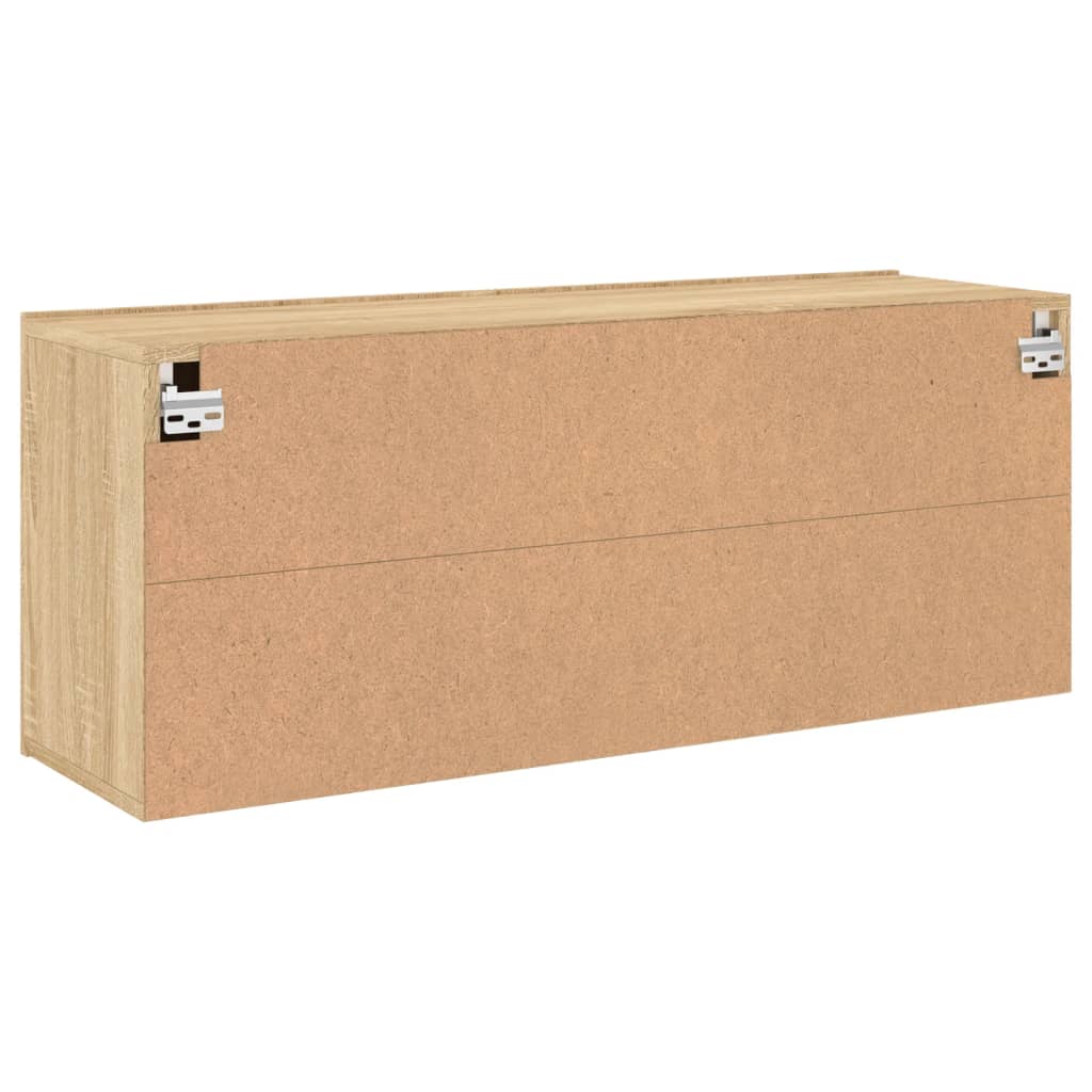Tv-meubel wandgemonteerd 100x30x41 cm sonoma eikenkleurig is nu te koop bij PeponiXL, paradijselijk wonen!