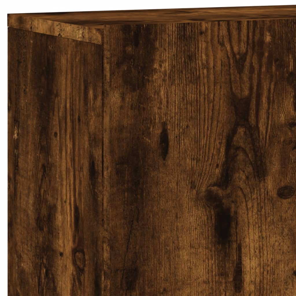 Tv-meubel wandgemonteerd 100x30x41 cm gerookt eikenkleurig is nu te koop bij PeponiXL, paradijselijk wonen!