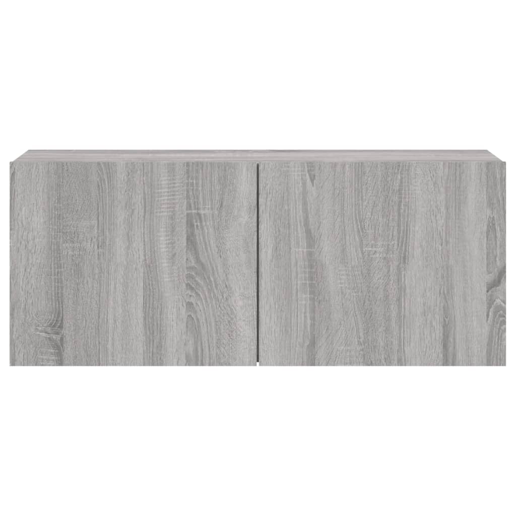 Tv-meubel wandgemonteerd 100x30x41 cm grijs sonoma eikenkleurig is nu te koop bij PeponiXL, paradijselijk wonen!
