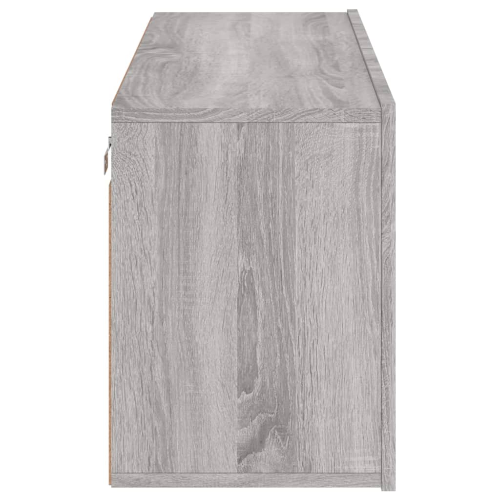 Tv-meubel wandgemonteerd 100x30x41 cm grijs sonoma eikenkleurig is nu te koop bij PeponiXL, paradijselijk wonen!