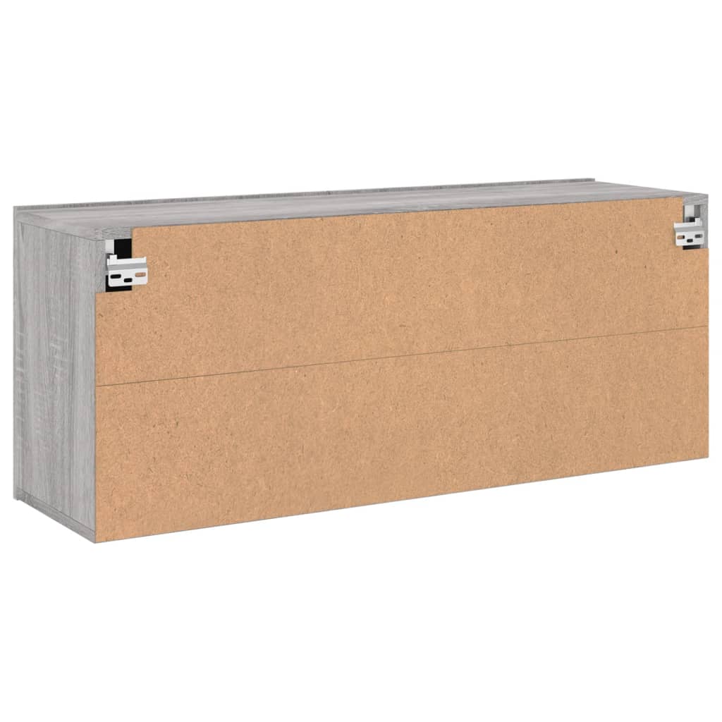 Tv-meubel wandgemonteerd 100x30x41 cm grijs sonoma eikenkleurig is nu te koop bij PeponiXL, paradijselijk wonen!